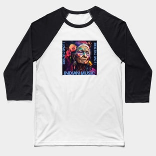 INDIAN MUSIC Baseball T-Shirt